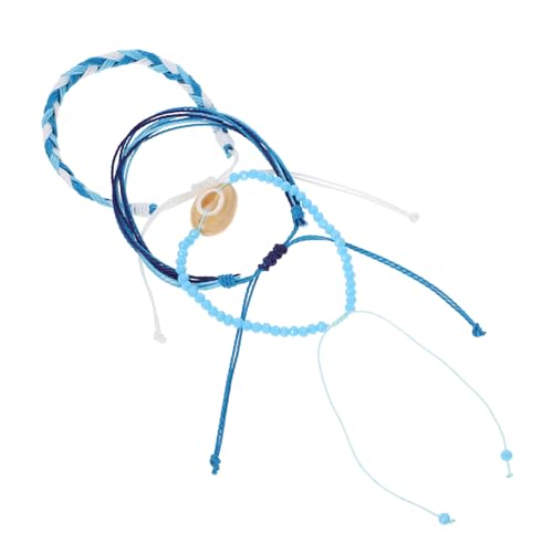 CONGARTENO Boho Handgewebtes Armband Muscheln und Perlen für Frauen Ästhetisches Elegantes Armband für Minimalistischen Stil Stapelbar und Vielseitig Kombinierbar von CONGARTENO