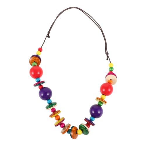 CONGARTENO Boho Perlenkette Damen Kokosnuss Schmuck Mehrreihig Vintage Stil Sommer Strand Party Accessoire von CONGARTENO