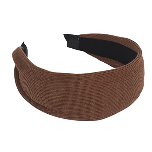 CONGARTENO Breites Strickhaarband für Damen Eleganter Kopfschmuck Hochwertigem für Partys Alltagsmode Vielseitig Einfach zu Reinigen von CONGARTENO