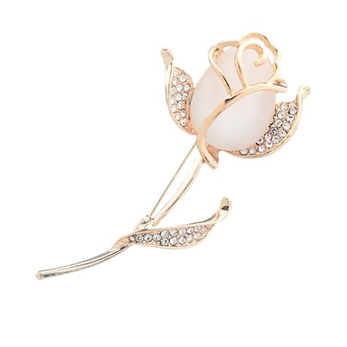 CONGARTENO Brosche Legierung für Damen Anstecknadel mit Opal Design für Hochzeiten Partys und Besondere Anlässe Gold von CONGARTENO
