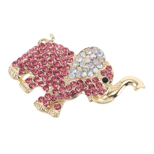 CONGARTENO Brosche Strass Tierkopf-anstecknadel Unisex-schmuck Für Anzug Und Corsage Langlebige Legierung Süße Cartoon-design Für Kleidungszubehör von CONGARTENO