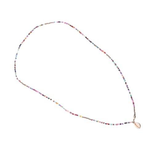 CONGARTENO Bunte Boho Halskette Damen Perlenkette Leichtes Kunststoff Schmuck Accessoire Für Alltag Party Büro Reise von CONGARTENO