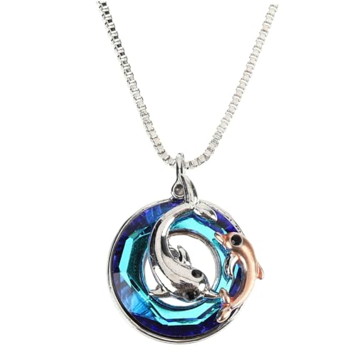 CONGARTENO Delfin-halskette Aus Legierung Kreative Halskette Mit Delfin-anhänger Minimalistischer Damen-schmuck Strand-kette Für Jeden Anlass von CONGARTENO