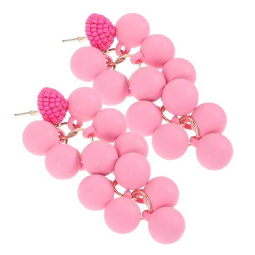 CONGARTENO Bunte Trauben Ohrringe Damen Baumelnde Ohrschmuck Modisch Leicht Langlebig Teen Mädchen von CONGARTENO