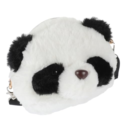 CONGARTENO Cartoon Panda Umhängetasche Für Mädchen Flauschige Schultertasche Im Niedlichen Pandadesign Für Täglichen Gebrauch Einkäufe Und Freizeitaktivitäten von CONGARTENO