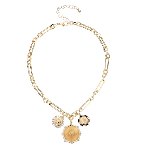 CONGARTENO Sonnenhalskette Für Frauen Charm-halskette Mit Anhänger Kupfer-halskette Verstellbare Leicht Und Robust Bequemer Sitz Für Täglichen Gebrauch von CONGARTENO