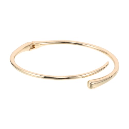 CONGARTENO Kreisformiger Charm -halskette Punk-stil Choker- Mit Federscharnier Goldener Modeschmuck Für Sommerstrand Und Hochzeit von CONGARTENO