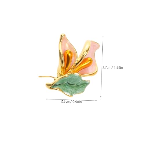 CONGARTENO Clip Ohrclips Blumen und Design Vintage Inspirierte Tropfende Ohrringe für Damen Klemmbare Ohrschmuck für Freizeit und Festliche Anlässe Einfache Handhabung Piercing von CONGARTENO