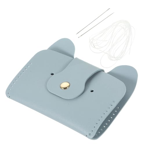 CONGARTENO DIY Kleines Cartoon Hund PU Geldbörse Bastelset für Anfänger mit Langlebigem Legierungszubehör Handliche Münztasche für Alltag und zu Geburtstag Weihnachten Valentinstag von CONGARTENO