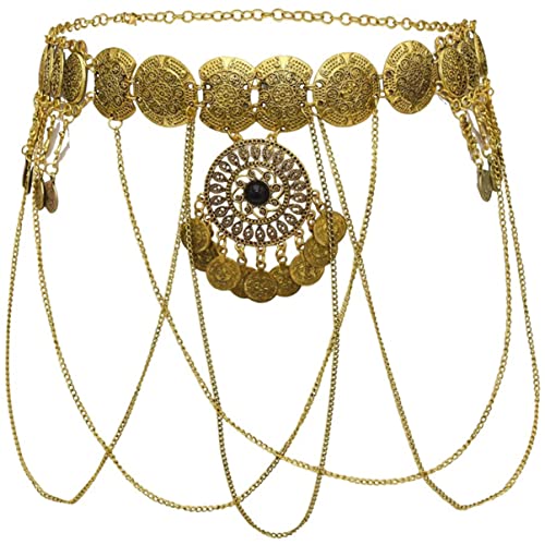 CONGARTENO Damen Bauch Kette Gold Taillenkette für Sommerstrand Partys Leicht und Langlebig für Alltag Dates Hochzeiten und von CONGARTENO