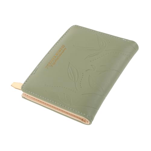 CONGARTENO Damen Geldbörse Klein Bifold Geldbeutel mit Reißverschluss Münzfach Kompakt Großes Fassungsvermögen Student Portemonnaie Grün von CONGARTENO