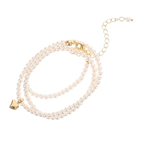 CONGARTENO Perlen Halskette Für Damen Handgefertigte Damenschmuck Perlenkette Modische Halskette Mit Perlen Für Mädchen Und Frauen von CONGARTENO