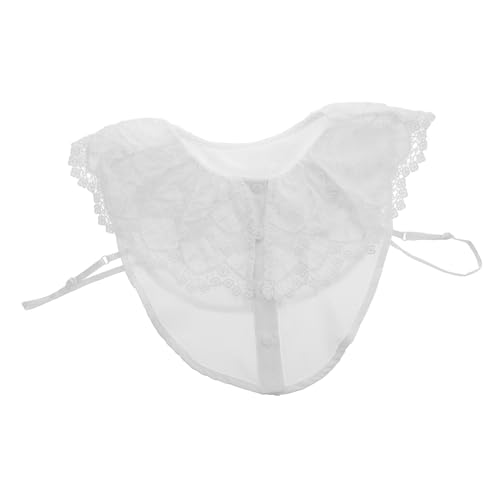 CONGARTENO Dekorativer Fake Kragen Damen Abnehmbar Polyester Modischer Falscher Hemdkragen Vielseitig für Blusen Tops Kleidungsstil Chic CONGARTENO Dekorativer Fake Kragen Damen Abnehmbar Polyester Modischer Falscher Hemdkragen Vielseitig für Blusen Tops Kleidungsstil Chic von CONGARTENO