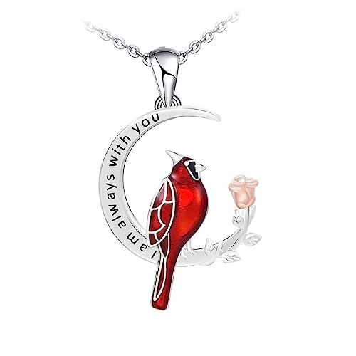 CONGARTENO Kette Mit Mondförmigem Vogel Anhänger Halskette Mode Accessoire Schmuck Anhänger Für Frauen Und Mädchen von CONGARTENO