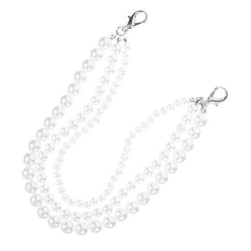 CONGARTENO Dreischichtige Handgefertigte Perlen Schuhkette für Damen Glänzende Boot Chain Schuhschmuck Stilvolle Sneaker Charm Kette Modisches Accessoire für Vielseitige Schuhstile von CONGARTENO