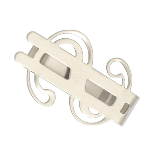 CONGARTENO Edelstahl Geldklammer Klein Multifunktional für Geldscheine Karten und Belege Büro Schule Leicht Tragbar von CONGARTENO