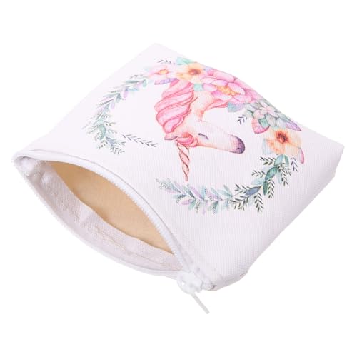 CONGARTENO Einhörnig Geldbörse Für Mädchen Tragbar Mit Reißverschluss Kleine Reise-Tasche Dekorative Handtasche Für Frauen Für Schlüssel Und Münzen von CONGARTENO