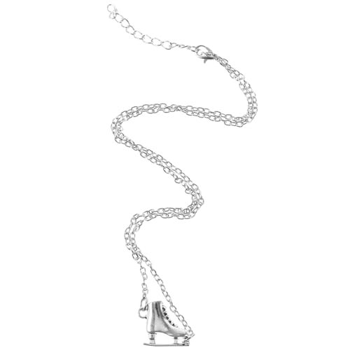 CONGARTENO Einzigartige Eis Schlittschuh Halskette aus Langlebiger Legierung Kreativer Anhänger für Eiskunstlauf Fans Vielseitiger Schmuck und Dekoratives Accessoire für Zuhause oder Auto von CONGARTENO