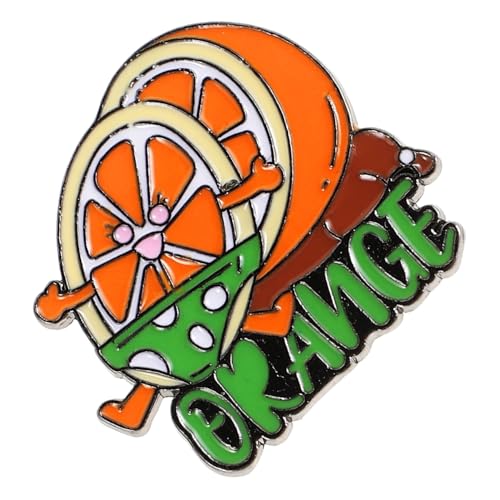 CONGARTENO Enamel Brosche Orange Obst Anstecknadel Leichtes Metall Design Cartoon Frucht für Rucksack Jacke Hut Damen Accessoire Langlebige Legierung Langlebig CONGARTENO Enamel Brosche Orange Obst Anstecknadel Leichtes Metall Design Cartoon Frucht für Rucksack Jacke Hut Damen Accessoire Langlebige Legierung Langlebig von CONGARTENO