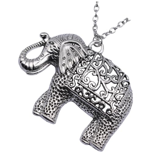 CONGARTENO Ethnische Halskette Damen Elegant Retro Anhänger Weiß Schmuck für Muttertag Valentinstag von CONGARTENO