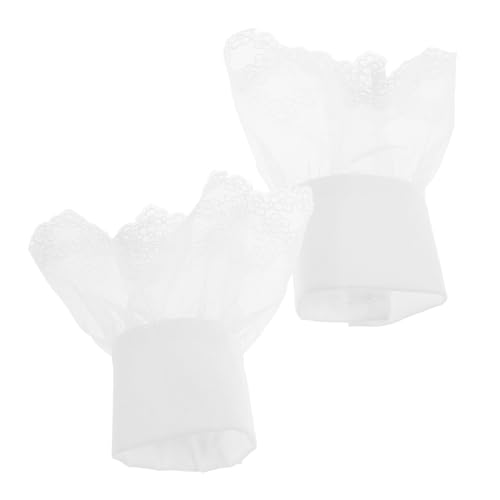 CONGARTENO Feine Spitzen Handgelenk Manschetten Fake Sleeves aus Feiner Netzspitze Modische Damenkleid Accessoires Vielseitig für Hochzeit Party und Alltag Stilvolle Armmanschetten für von CONGARTENO