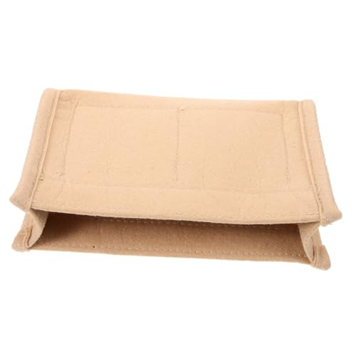 CONGARTENO Filz Makeup Bag Insert Handtaschen Organizer Innenfutter mit Fächern Praktische Schminktasche Einlage für Handtaschen Tote Bags und Kosmetiktaschen Beige Vielseitig und Kompakt von CONGARTENO