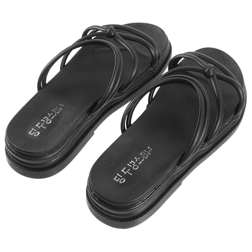 CONGARTENO Flache Damensandalen Candy Farben Einfache Sommerschuhe mit Rutschfester Sohle Leichte Strandslipper für Damen Komfortabel und Hautfreundlich Modisch für Alltag und Strand von CONGARTENO