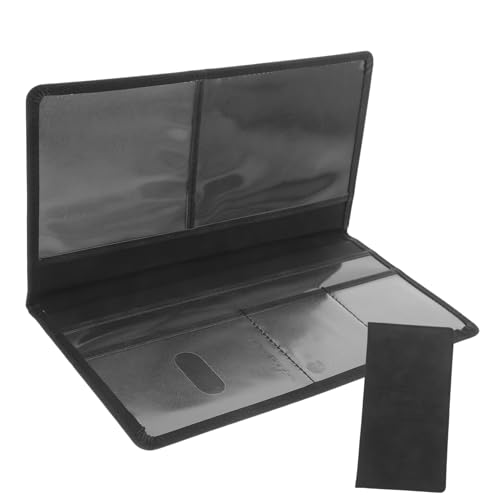 CONGARTENO Solide Pu Auto Registrierung Versicherungskarte Brieftasche Id Karten Organizer Kreditkarten Tasche Auto Zubehör von CONGARTENO