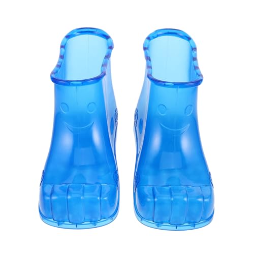 CONGARTENO Fußbad Schuhe aus Robustem PVC Tragbare Fußbadeschuhe mit Massagefunktion Vielseitig als Fußbad und Waschbecken Nutzbar Komfortable Fußmassage für Zuhause und Reisen Blau von CONGARTENO