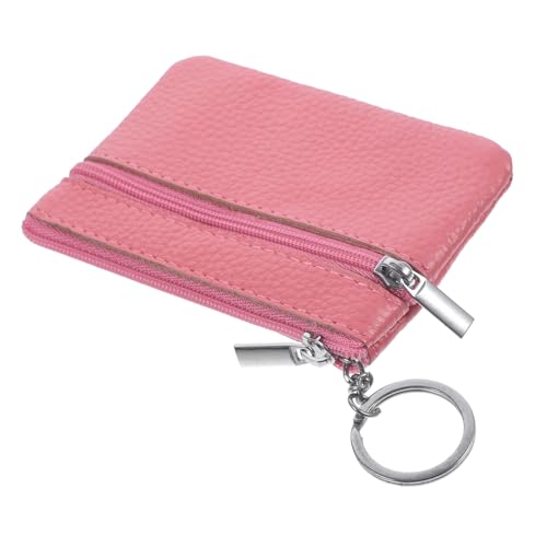 CONGARTENO Damen Schlüsselanhänger Geldbörse Aus Leder Münzbeutel Kompaktes Design Eleganter Look Mit Schlüsselring Für Einfachen Transport Und Praktischen Einsatz von CONGARTENO