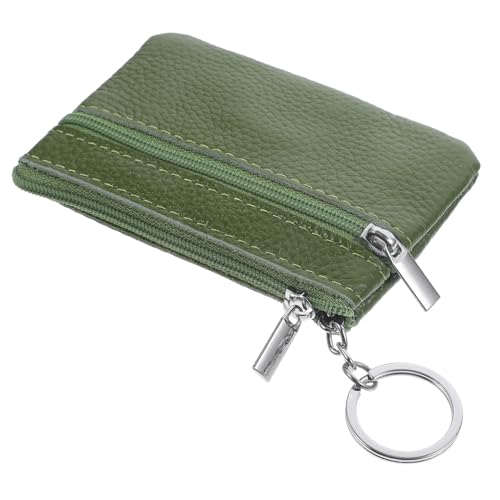 CONGARTENO Damen Leder Münzbeutel Mit Schlüsselring Geldbörse Für Kleingeld Und Accessoires Stilvolles Und Funktionales Design Für Jeden Anlass Hochwertiges Weiches Leder Elegante Und von CONGARTENO