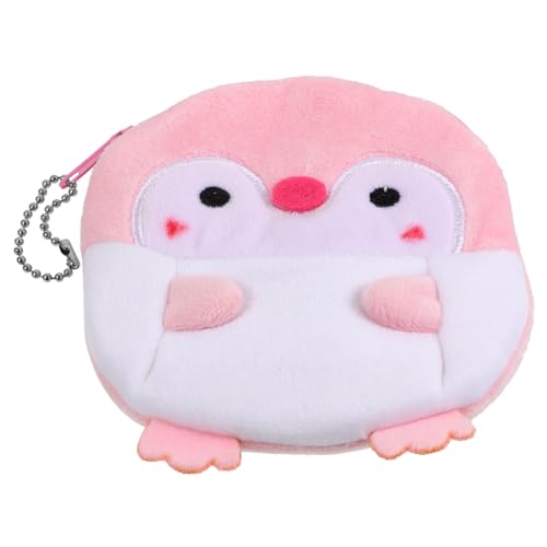 CONGARTENO Niedlicher Plüsch-Penguin Geldbeutel Für Erwachsene Tragbare Kleine Münztasche Für Reisen Und Täglichen Gebrauch von CONGARTENO