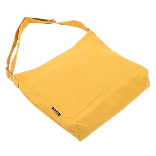 CONGARTENO Große Canvas Schultertasche Damen Robuste Umhängetasche mit Verstärkten Trägern Geräumige Crossbody Tasche für Alltag Shopping Reisen Vielseitige Handtasche aus Weichem Segeltuch von CONGARTENO