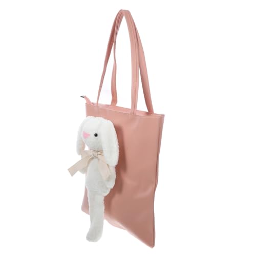 CONGARTENO Große Kapazität Damen Handtasche aus Hochwertigem PU Material Hase Design Warme und Leichte Umhängetasche Kosmetiktasche für Alltag für Frauen von CONGARTENO