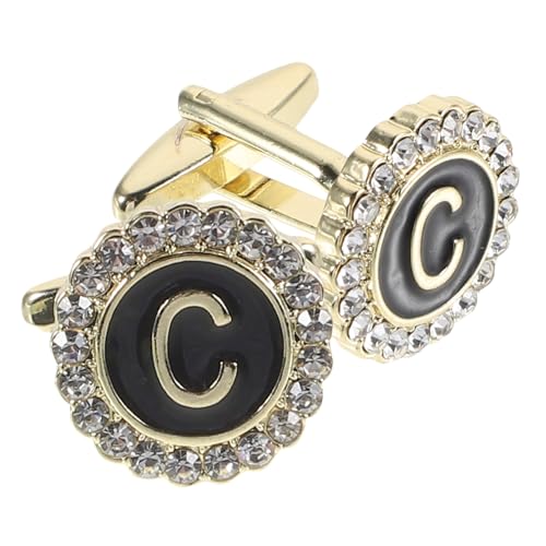 CONGARTENO Herren Manschettenknöpfe aus Business Cufflinks Hochglänzend mit Abgerundeten Kanten Vielseitiges Accessoire für Anzüge Hemden Uniformen und Sicher zu Tragen von CONGARTENO