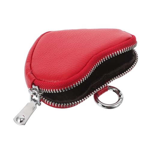 CONGARTENO Mini-geldbörse Für Damen Mit Reißverschluss Herzförmiges Münzfach Minimalistische Aufbewahrungstasche Für Täglichen Gebrauch Und Reisen von CONGARTENO