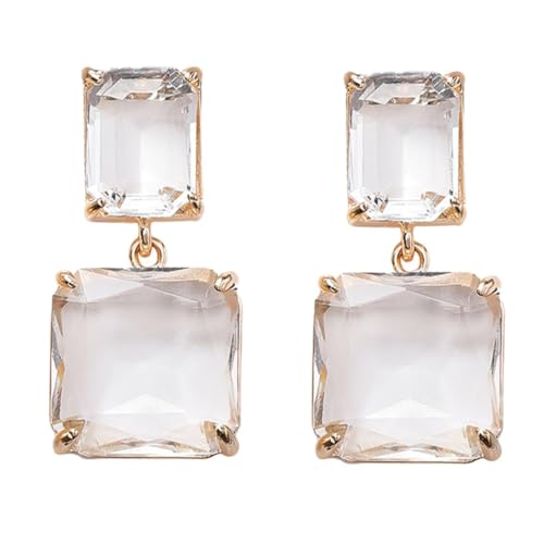 CONGARTENO Hochwertige Kristallohrringe Damen Ohrstecker Silberstecker Modisch Elegant Für Partys Hochzeit Alltag Geschenkidee von CONGARTENO