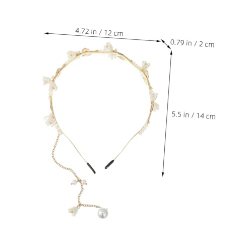 CONGARTENO Hochwertiges Braut stirnband Damen Haarreif mit Zarter Blumenverzierung Leichtes Modisches Haarschmuck accessoire für Hochzeit Party und Alltag Elegantes Design für Vielseitigen CONGARTENO Hochwertiges Braut stirnband Damen Haarreif mit Zarter Blumenverzierung Leichtes Modisches Haarschmuck accessoire für Hochzeit Party und Alltag Elegantes Design für Vielseitigen von CONGARTENO