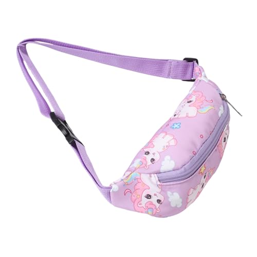 CONGARTENO Hüfttasche Verstellbar Leicht Langlebig mit Buntem Muster Mädchen Bauchtasche Crossbody Umhängetasche für Reisen Schule und Freizeit von CONGARTENO