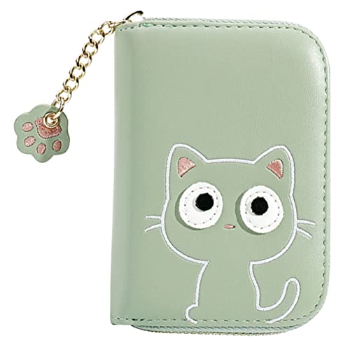 CONGARTENO Katzenmuster Geldbörse Für Frauen Praktischer Münzbeutel Und Kartenhalter Kleiner Handlicher Brieftasche Für Mädchen Hochwertiges Vielseitige Aufbewahrungstasche von CONGARTENO