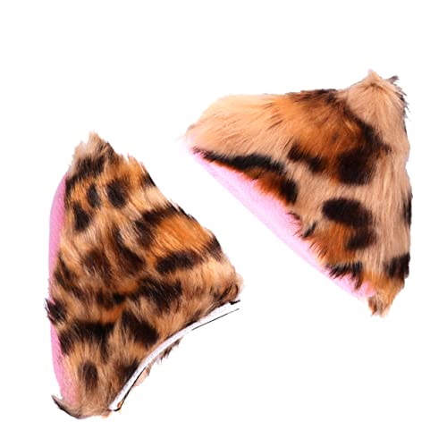 CONGARTENO Katzenohren Haarclip für Plüsch Haarschmuck für Cosplay und Halloween Handwaschbar Farbenfrohes Design Macht Junge Mädchen Hingucker von CONGARTENO