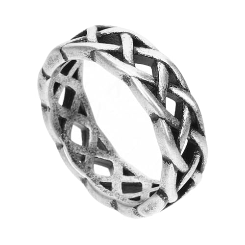 CONGARTENO Keltischer Knot Ring Herren Breiter Ehering Langlebig Modisch für Alltag Festival von CONGARTENO