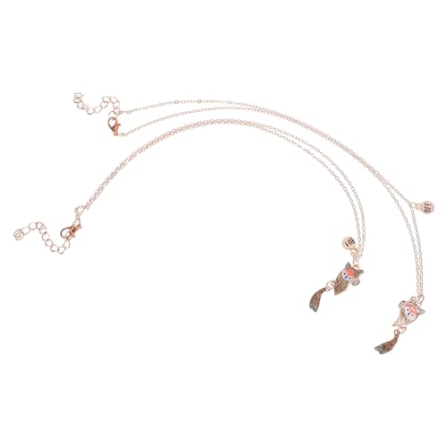 CONGARTENO Kette In Pulloverform Puzzle Mädchen Herz Liebe Freundschaft Cartoon Süß Zum Tragen Für Freunde Passendes Tier Jeden Tag Für Charms Charm &Amp; – Schmuck Legierung von CONGARTENO