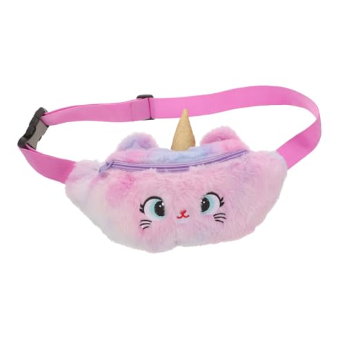 CONGARTENO Kids Fanny Pack Plüsch Junge Mädchen Hüfttasche Für Mädchen Verstellbare Bauchtasche Im Einhorn Design Für Festivals Reisen Und Alltag von CONGARTENO