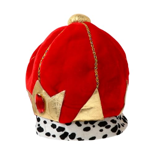 CONGARTENO King Crown Decor Stoff Dress-up Cosplay Kostüm Hut Dekorativer King Crown Hut von CONGARTENO