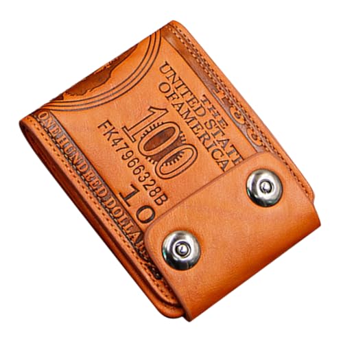 CONGARTENO Kleine Herren Geldbörse Aus Leder Vintage Stil Bifold Brieftasche Für Männer Kompakt Und Tragbar Mit Mehreren Fächern Für Organisation von CONGARTENO
