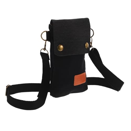 CONGARTENO Kleine Crossbody Handytasche Damen Segeltuch Umhängetasche Dreischichtig Leicht Für Alltag Arbeit Reisen von CONGARTENO