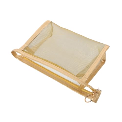 CONGARTENO Kleine Mesh Kosmetiktasche Für Damen Praktischer Reise Kulturbeutel Für Make-up Lippenstift Und Schmuck Atmungsaktive Aufbewahrung Für Toilettenartikel Für Unterwegs von CONGARTENO