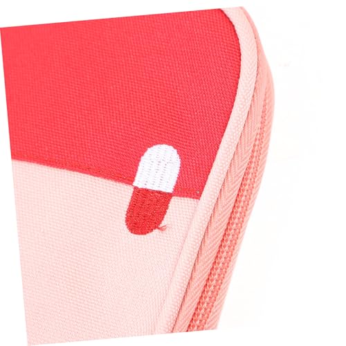 CONGARTENO Kleiner Tragbarer Medizin Organizer aus Oxford Verschleißfest Leichter Reise Beutel für Outdoor Camping Wandern und Alltag mit Großem Reißverschluss Staubabweisend von CONGARTENO