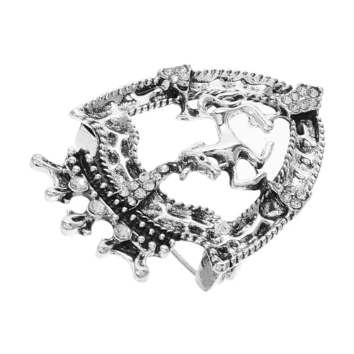 CONGARTENO Königin Krone Brosche Pin Vintage Schild Anstecknadeln Abzeichen Strass Anzug Zubehör Kragen Pin Anstecknadel Für Frauen Männer von CONGARTENO